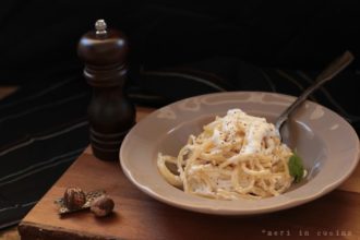 Spaghetti con la ricotta, piatto tipico romano