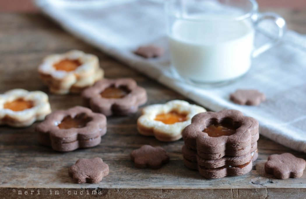 delicati e profumati biscottini occhi di bue