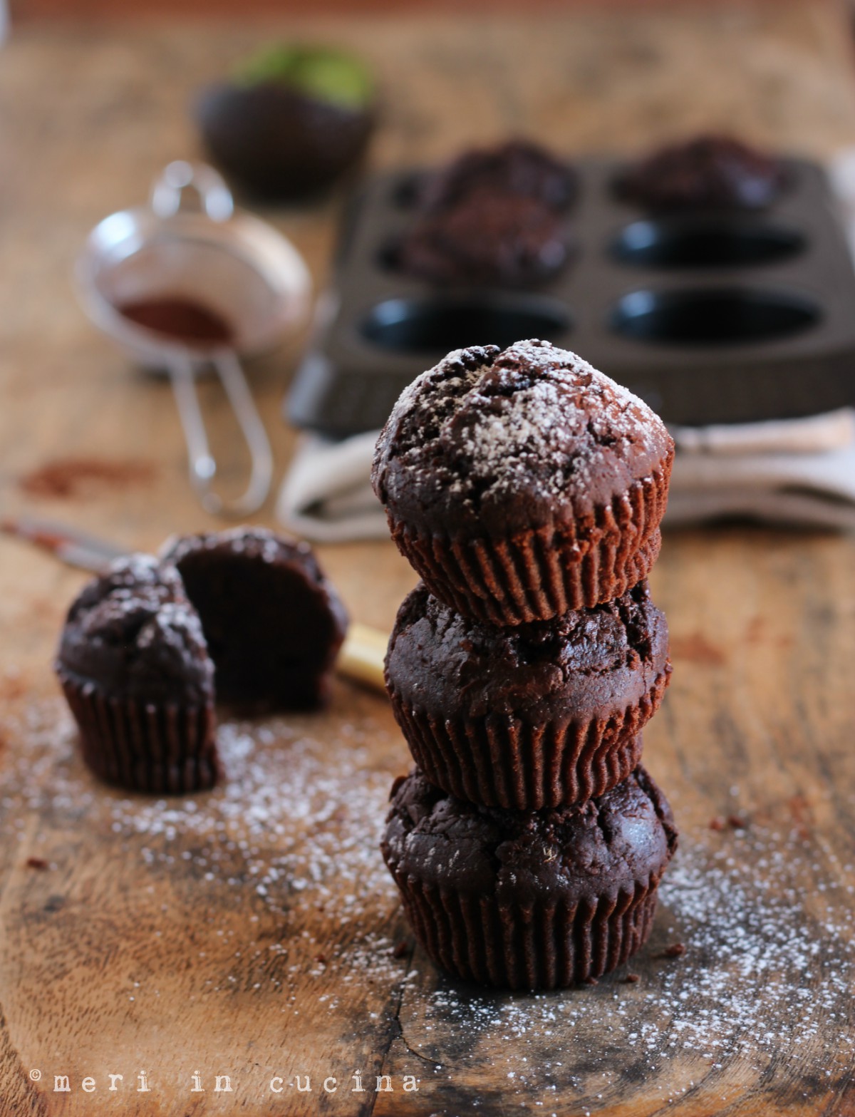 muffin vegani: un avocado nell'impasto
