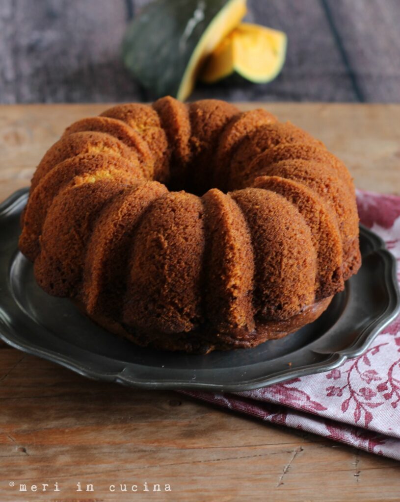 torta di zucca e cioccolato