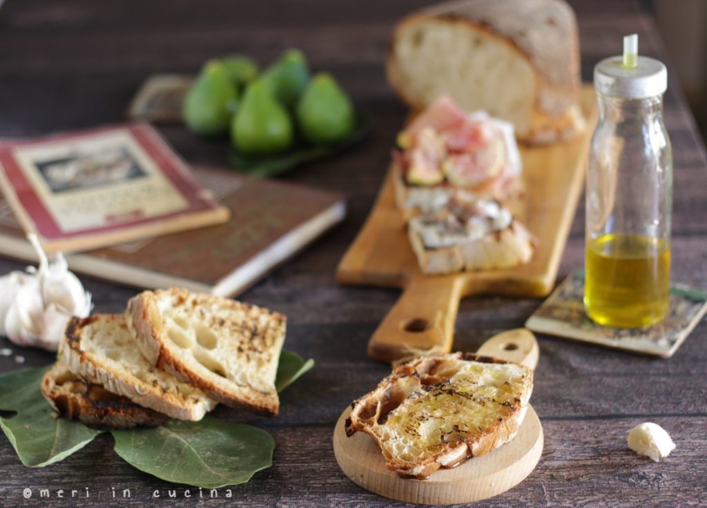 bruschette senza tempo aglio e olio