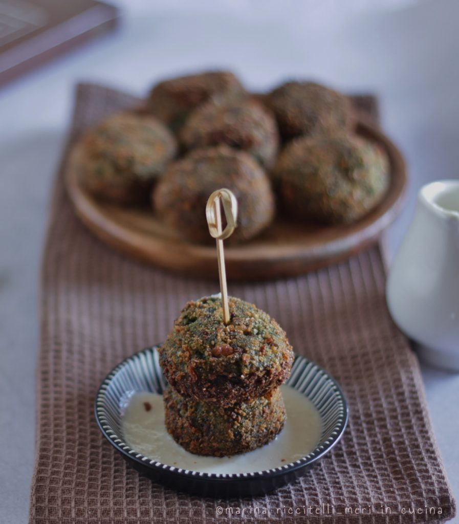 polpette di cicoria e pecorino