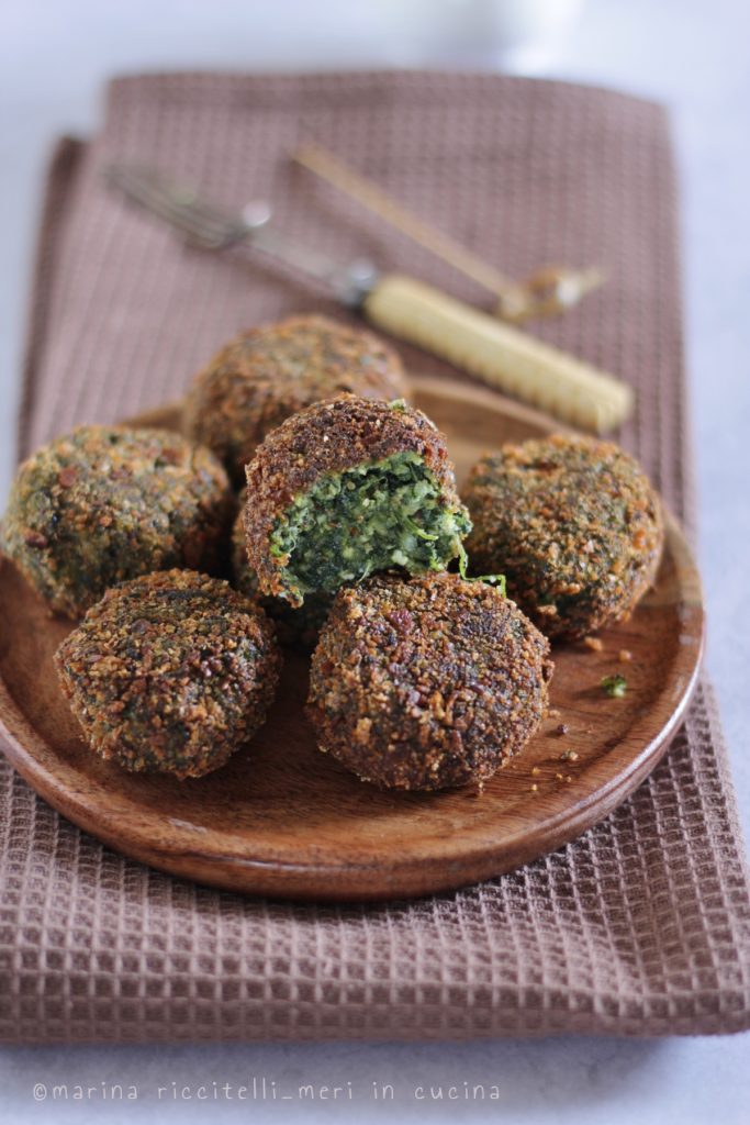 polpette di cicoria e pecorino