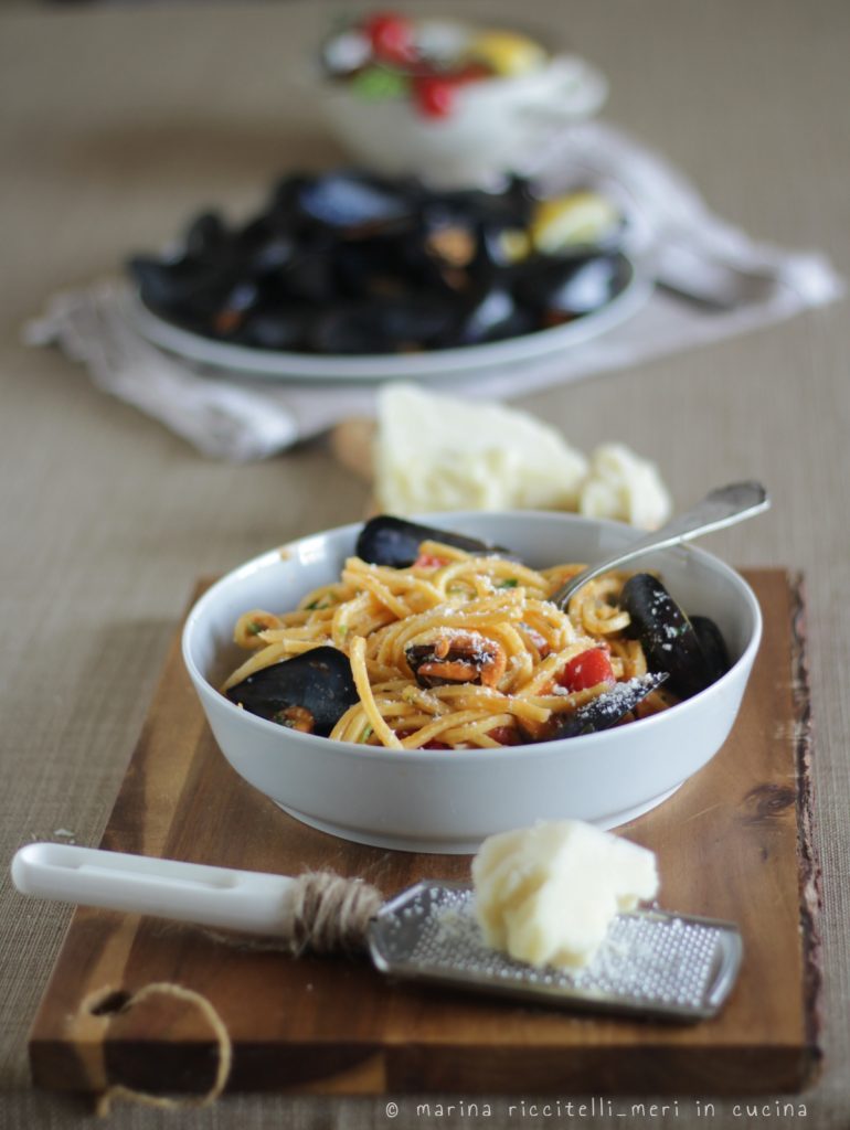 tonnarelli cozze e pecorino