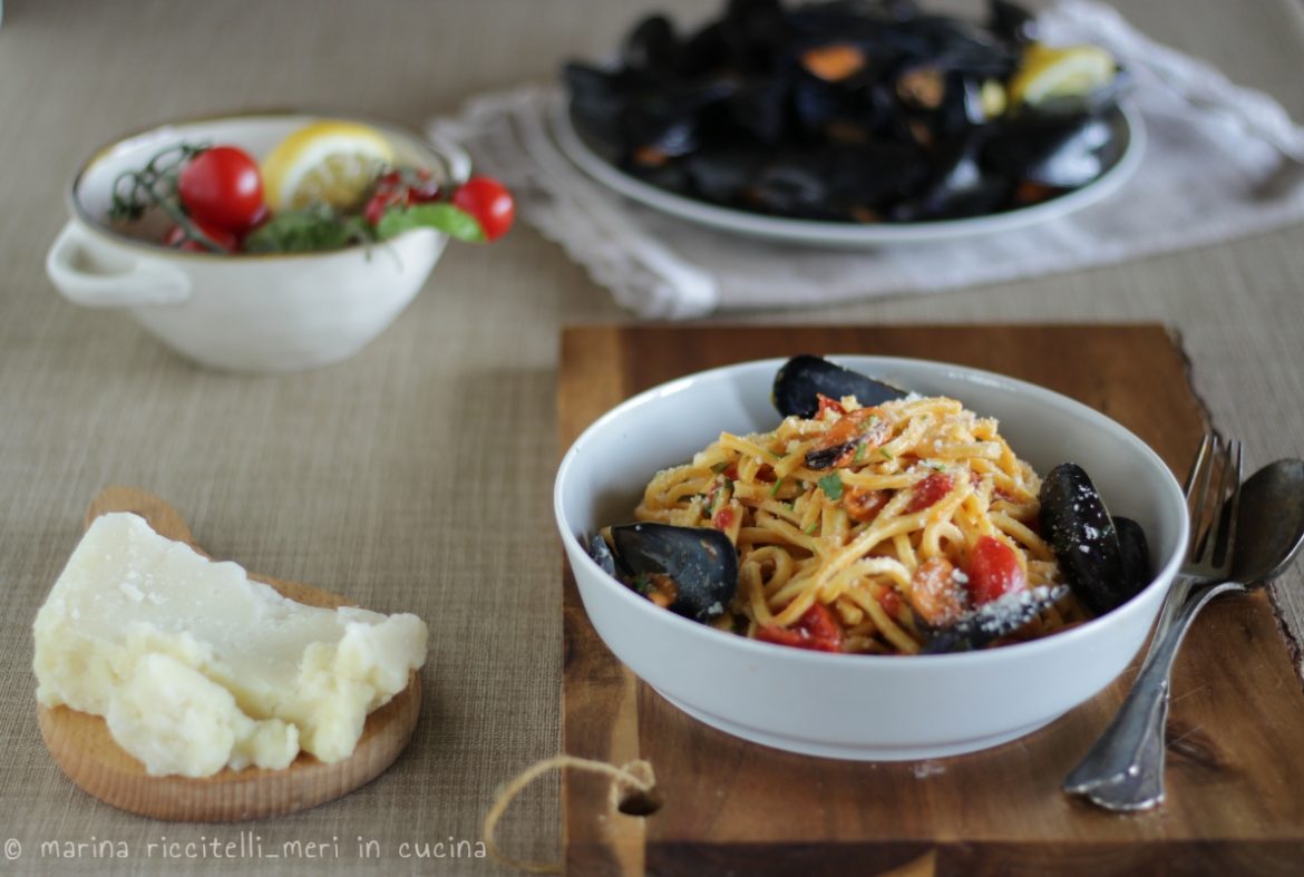 tonnarelli cozze e pecorino