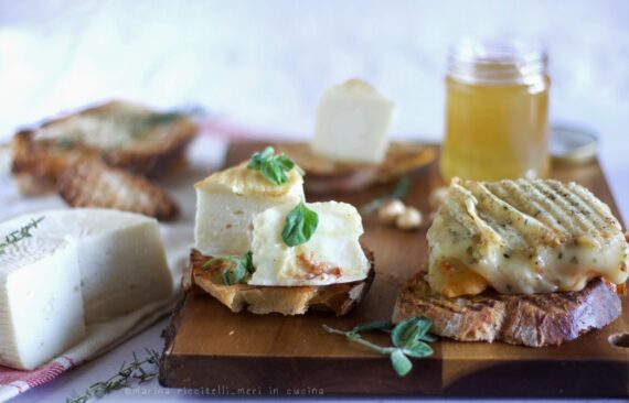 bruschetta al pecorino