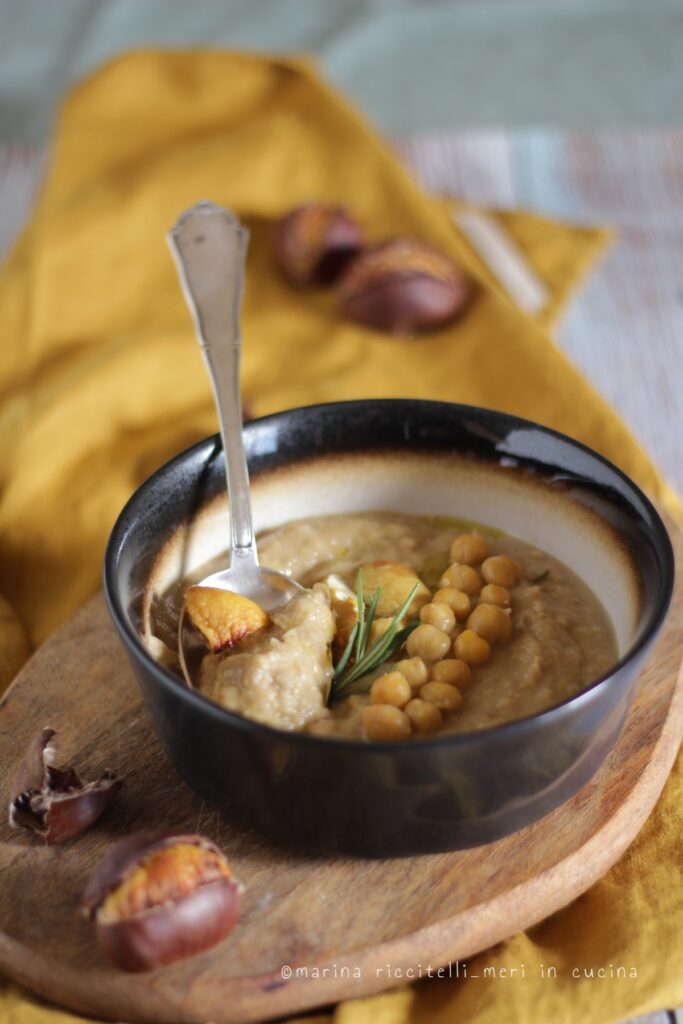 zuppa di ceci e castagne