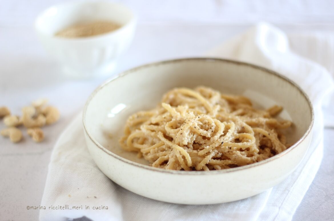 cacio e pepe vegana