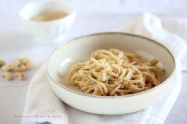 cacio e pepe vegana